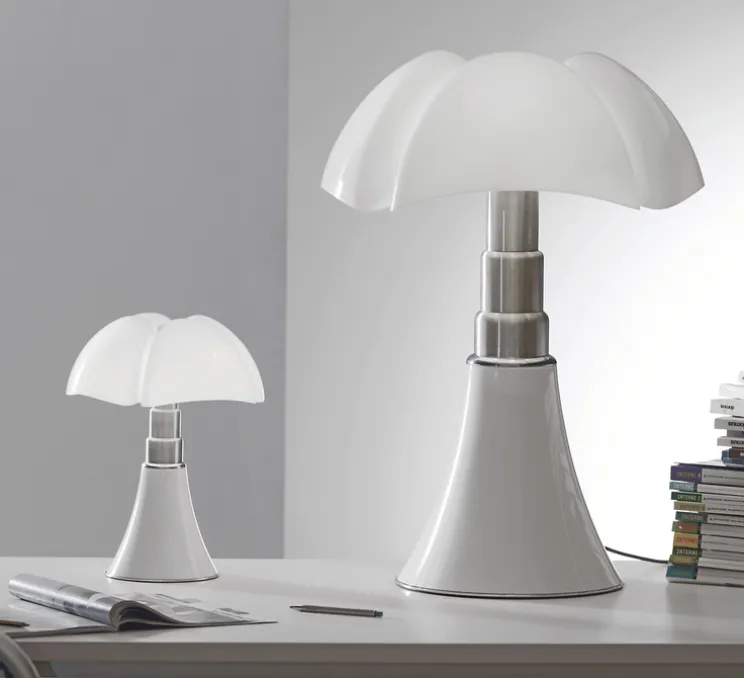 Lampe, baladeuse, MINI PIPISTRELLO SANS FIL, blanc, LED, Ø27cm, H35cm - Martinelli Luce