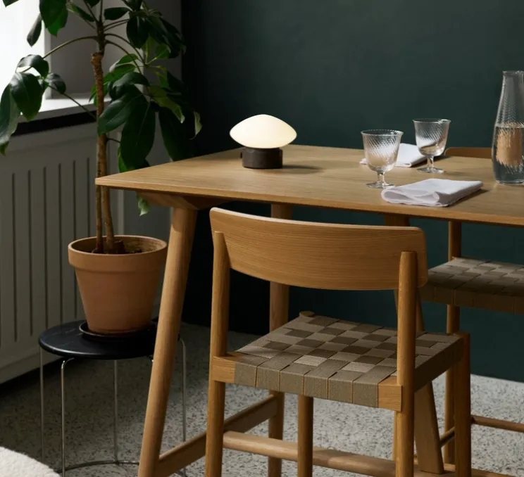 Lampe, Baladeuse, Mist AP21, marbre gris chaud, LED, dim, 2700K, Ø16cm, H12cm - Andtradition