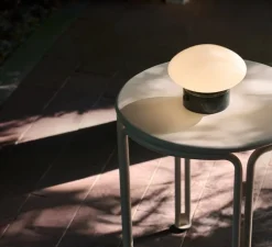 Lampe, Baladeuse, Mist AP21, marbre vert Guatemala, LED, dim, 2700K, Ø16cm, H12cm - Andtradition