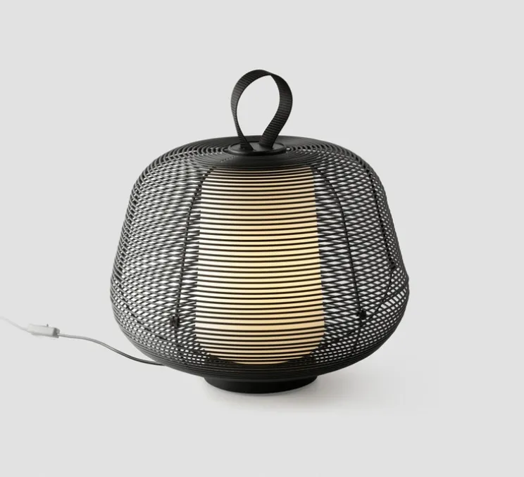 Lampe, Baladeuse, Nara, noir, IP65, Ø46cm, H35cm - Faro