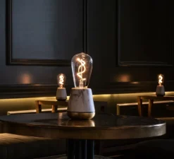 Lampe, Baladeuse, One, marbre blanc, Ø8,5cm, H19,5cm - Humble