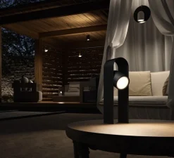 Lampe, Baladeuse, Perdue, Arc 30, noir, LED, dim, 3000K, 157 lm, Ø7cm, H10cm - Lumina