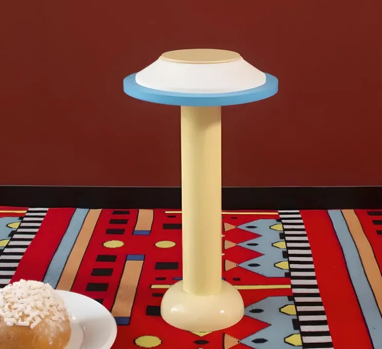 Lampe, Baladeuse, PL2.01, jaune, blanc, LED, dim, 2800K, 160lm, Ø18cm, H30,5cm - Sowden