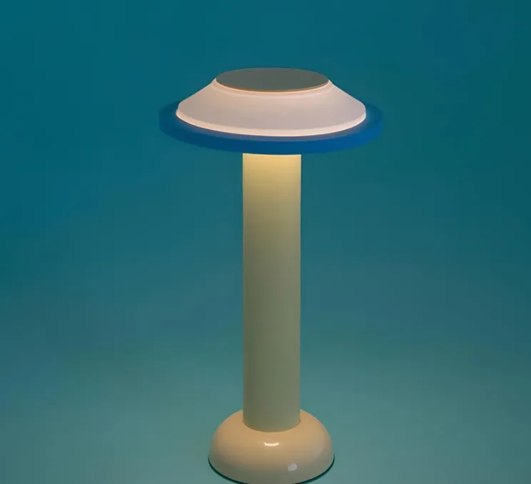 Lampe, Baladeuse, PL2.01, jaune, blanc, LED, dim, 2800K, 160lm, Ø18cm, H30,5cm - Sowden