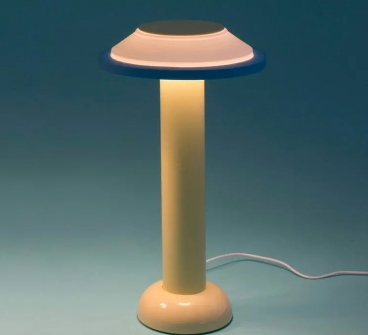 Lampe, Baladeuse, PL2.01, jaune, blanc, LED, dim, 2800K, 160lm, Ø18cm, H30,5cm - Sowden