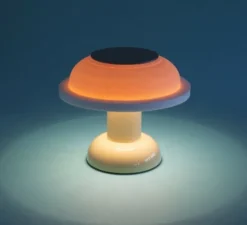 Lampe, Baladeuse, PL4, rose clair, IP44, LED, dim, 300lm, Ø18cm, H14,6cm - Sowden