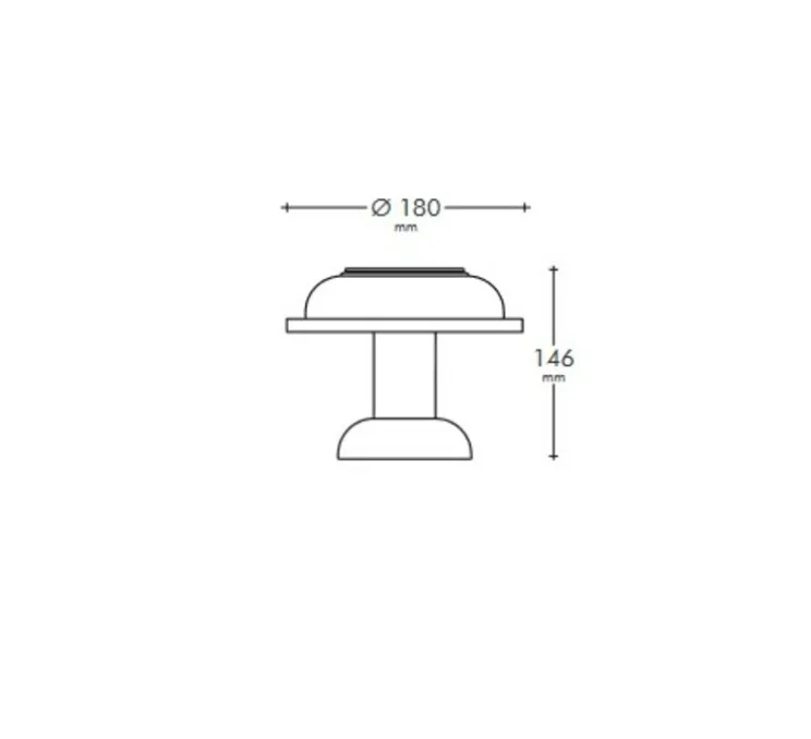 Lampe, Baladeuse, PL4, rose clair, IP44, LED, dim, 300lm, Ø18cm, H14,6cm - Sowden