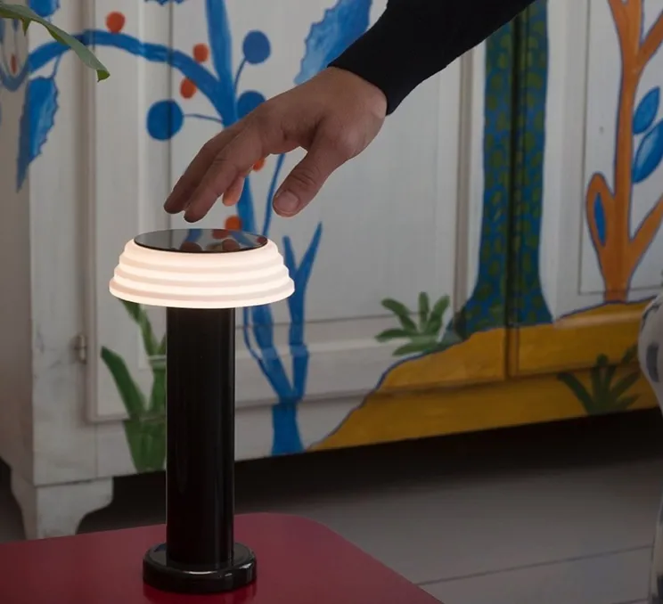 Lampe, Baladeuse, PL1-Black, blanc & noir, LED, dim, 2800K, 250lm, Ø13cm, H24cm - SOWDEN