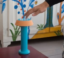 Lampe, Baladeuse, PL1-Blue, bleu, orange, LED, dim, 2800K, 250lm, L13cm, H24cm - SOWDEN