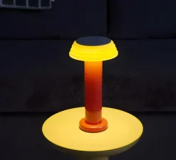 Lampe, Baladeuse, PL1-Red, rouge, jaune, LED, dim, 2800K, 250lm, Ø13cm, H24cm - Sowden