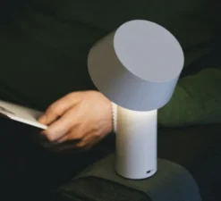 Lampe, baladeuse, sans fil, Bicoca, LED, dimmable, blanc cassé, H22,5cm - Marset