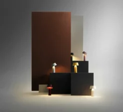 Lampe, baladeuse, sans fil, Bicoca, LED, dimmable, blanc cassé, H22,5cm - Marset