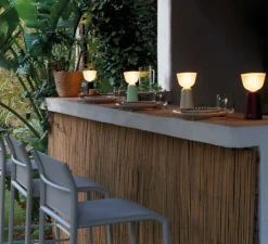 Lampe, Baladeuse, Swiing, menthe glaciale, IP54, LED, dim, 2700K, 35 lm, Ø10cm, H20cm - Fermob