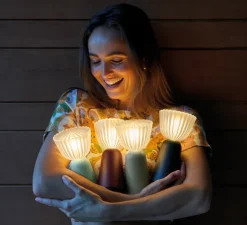 Lampe, Baladeuse, Swiing, menthe glaciale, IP54, LED, dim, 2700K, 35 lm, Ø10cm, H20cm - Fermob