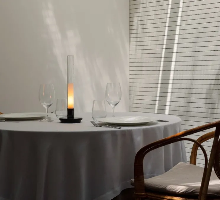 Lampe, Baladeuse, Sylvestrina, noir, IP44, LED, dim, 2200K, 55 lm, Ø11,3cm, H35,5cm - Santa & Cole