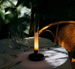 Lampe, Baladeuse, Sylvestrina, noir, IP44, LED, dim, 2200K, 55 lm, Ø11,3cm, H35,5cm - Santa & Cole