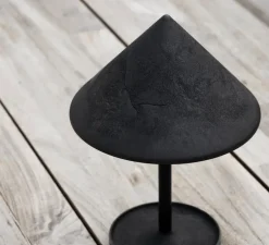 Lampe, Baladeuse, Terra, noir, marc de café recyclé, IP44, LED, dim, 2700K, 230 lm, Ø17,5cm, H25cm - Mater