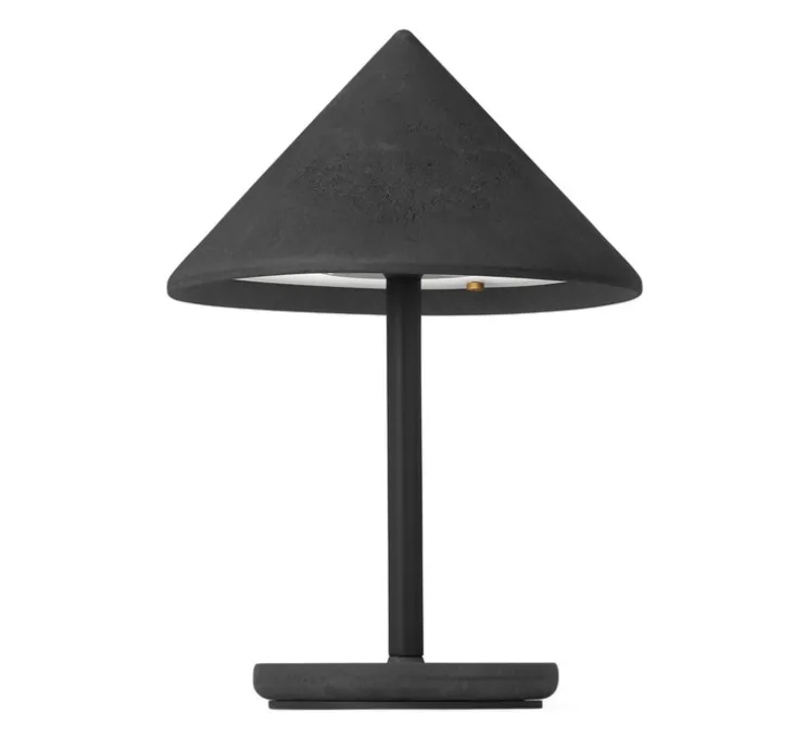 Lampe, Baladeuse, Terra, noir, marc de café recyclé, IP44, LED, dim, 2700K, 230 lm, Ø17,5cm, H25cm - Mater