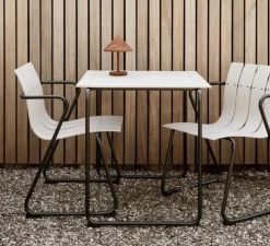 Lampe, Baladeuse, Terra, rouge rouille, marc de café recyclé, IP44, LED, dim, 2700K, 230 lm, Ø17,5cm, H25cm - Mater