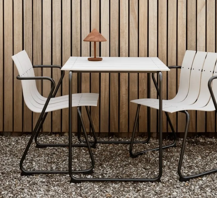 Lampe, Baladeuse, Terra, rouge rouille, marc de café recyclé, IP44, LED, dim, 2700K, 230 lm, Ø17,5cm, H25cm - Mater