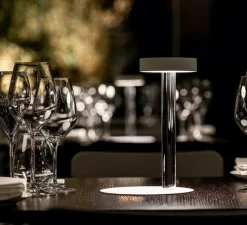 Lampe, Baladeuse, TeTaTeT Flûte, transparent, blanc, LED, 2700K, 180lm, Ø11cm, H25cm - Davide Groppi