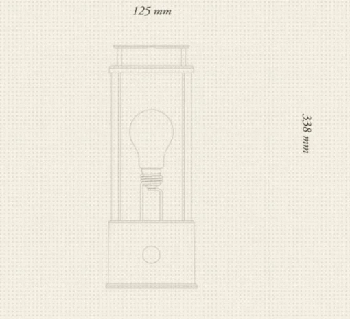 Lampe, Baladeuse, The Muse, Pleasure Garden, IP44, 2800K, 400lm, Ø12,5cm, H33,8cm - Tala