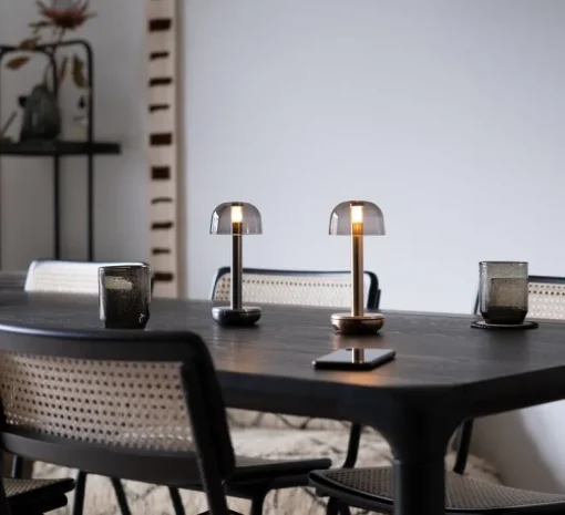 Lampe, Baladeuse, Two, or, verre fumé, LED, dim, 2700K, 8 lm, Ø8,8cm, H21,2cm - Humble