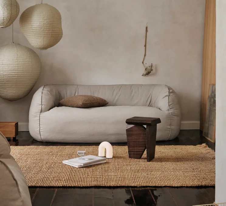 Lampe, Baladeuse, Vuelta, blanc, laiton, IP44, LED, dim, 2200K, 40 lm, L16,5cm, H15,5cm - Ferm Living