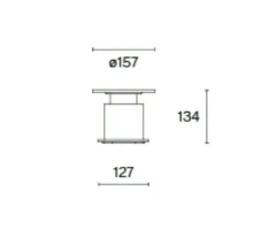 Lampe, Baladeuse, w241 Faro, rouge, IP54, LED, dim, 2700K, 170 lm, L15,7cm, H13,4cm - Wastberg