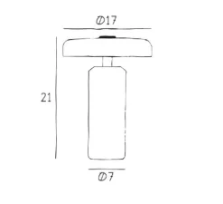 Lampe, Baladeuse,Trip, Indian Green, Marbre vert, opaline ambre, IP44, LED, dim, 3000K, Ø17cm, H21cm - Design by us