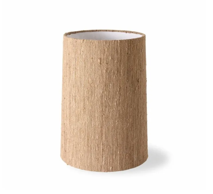Lampe, Cone + Retro Stoneware, céramique, marron, rouge, Ø32cm, H80cm - HK Living
