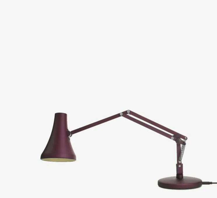 Lampe de bureau, 90 mini mini, rouge berry, LED, 3000K, 470lm, L38cm, H32cm - Anglepoise