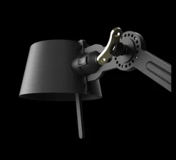 Lampe de bureau, Bolt, 2 bras, à pince, noir fumé, L9cm, H96cm - Tonone