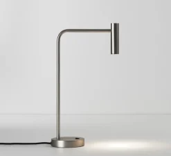 Lampe de bureau, Enna Desk Led, nickel, LED, 2700K, 124 lm, L12cm, H45cm - Astro
