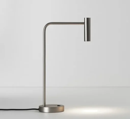 Lampe de bureau, Enna Desk Led, nickel, LED, 2700K, 124 lm, L12cm, H45cm - Astro