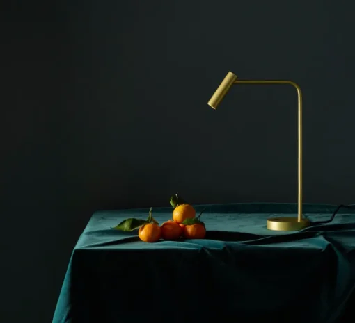 Lampe de bureau, Enna Desk Led, or mat, LED, 2700K, 124 lm, L12cm, H45cm - Astro
