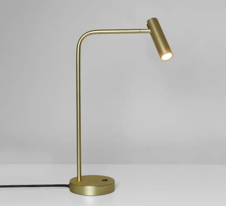 Lampe de bureau, Enna Desk Led, or mat, LED, 2700K, 124 lm, L12cm, H45cm - Astro