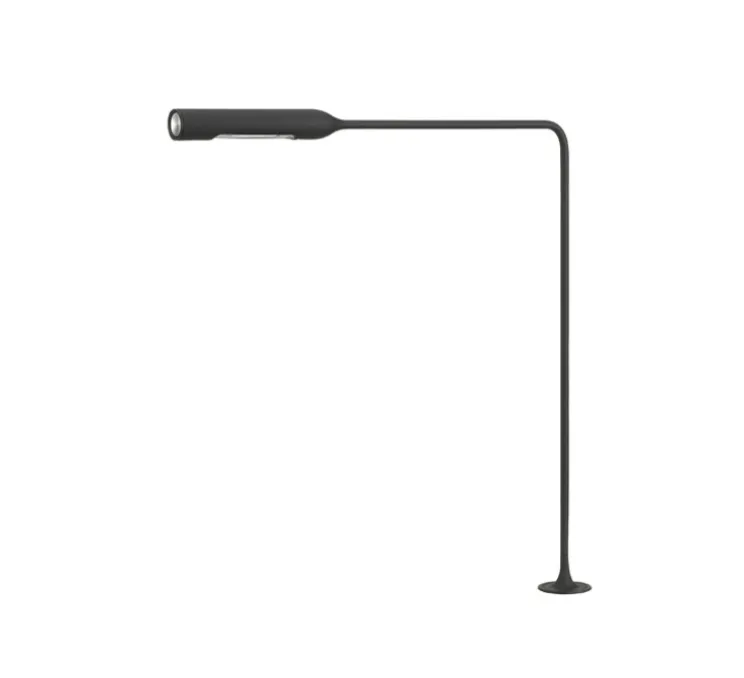 Lampe de bureau, Flo Grommet F46, Black Soft Touch, LED, dim, 2700K, 302 lm, L39cm, H43cm - Lumina