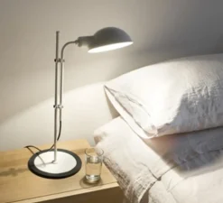 Lampe de bureau, Funiculi, blanc cassé, Ø15,5cm, H50,3cm - Marset