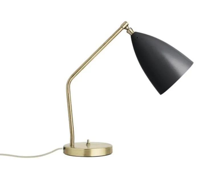 Lampe de bureau, Grasshopper, noir, H41,2cm, Ø14,4cm - Gubi