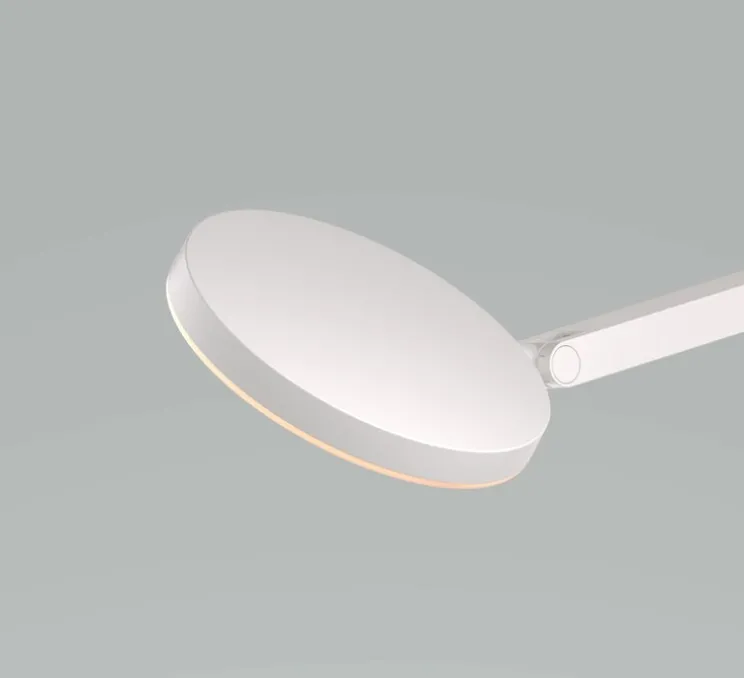 Lampe de bureau, John, blanc, LED, dim, 3500K, 1000 lm, L16cm, H55cm - GRAU
