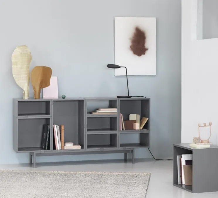 Lampe de bureau, Leaf, noir, OLED, 2700K, 380lm, H41,5cm - Muuto