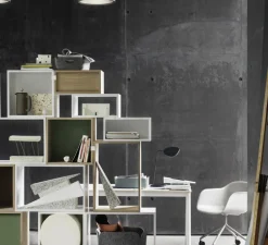 Lampe de bureau, Leaf, noir, OLED, 2700K, 380lm, H41,5cm - Muuto