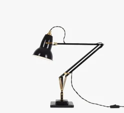 Lampe de bureau, Original 1227 Brass, noir, Ø14cm H49cm- Anglepoise