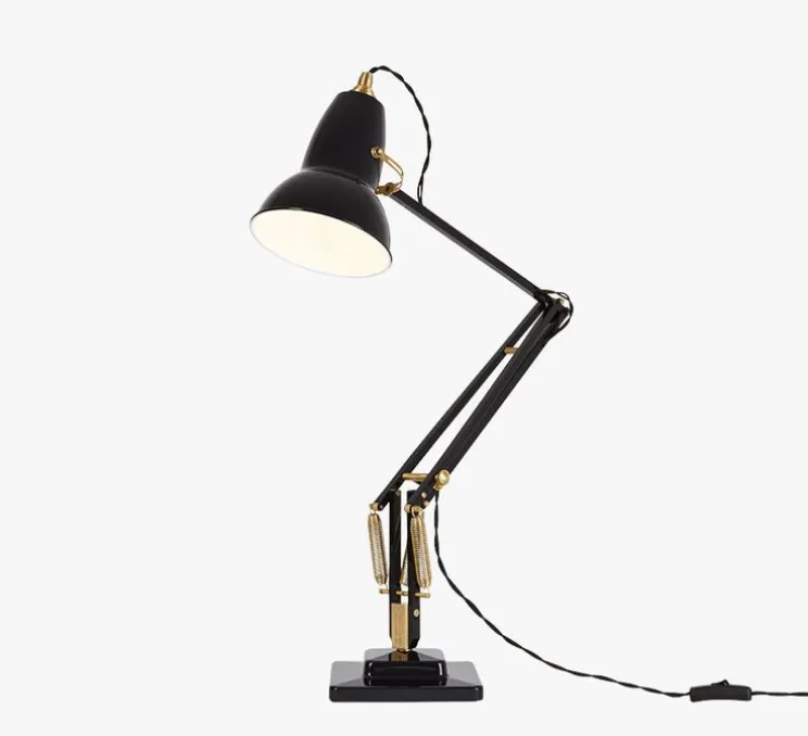 Lampe de bureau, Original 1227 Brass, noir, Ø14cm H49cm- Anglepoise