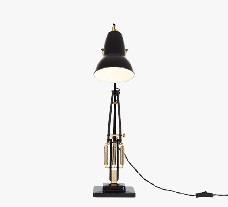 Lampe de bureau, Original 1227 Brass, noir, Ø14cm H49cm- Anglepoise