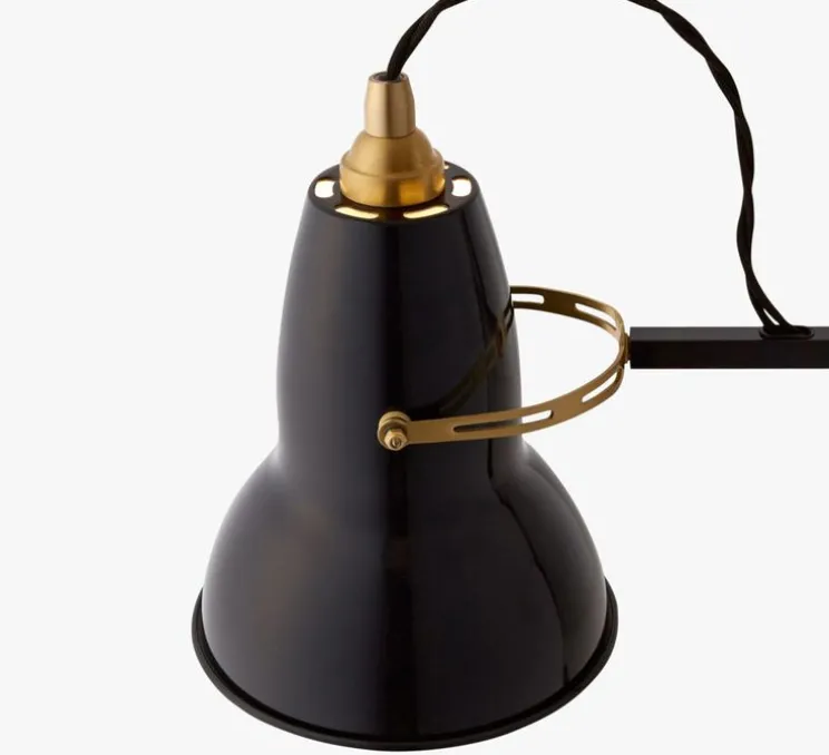 Lampe de bureau, Original 1227 Brass, noir, Ø14cm H49cm- Anglepoise