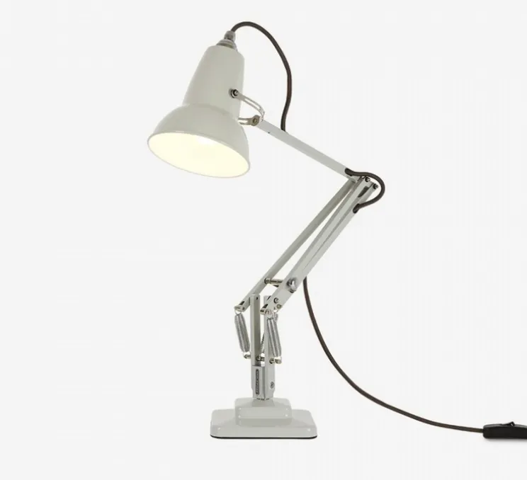 Lampe de bureau, Original 1227, blanc lin, Ø14cm H49cm - ANGLEPOISE