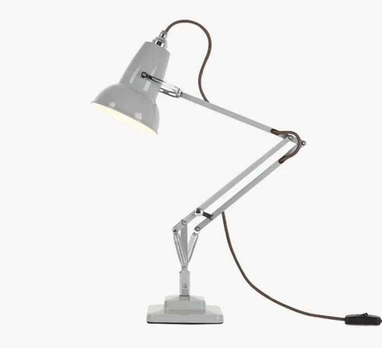 Lampe de bureau, Original 1227 Mini, gris clair, L36cm, H48cm - ANGLEPOISE
