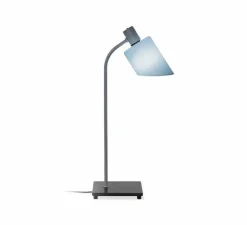 Lampe de bureau, réédition de Charlotte Perriand, bleu gris, L15cm, H51cm - Nemo Lighting